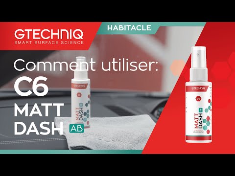 Protection Plastiques Gtechniq: C6 Matte Dash AB Entretien Plastique Intérieur