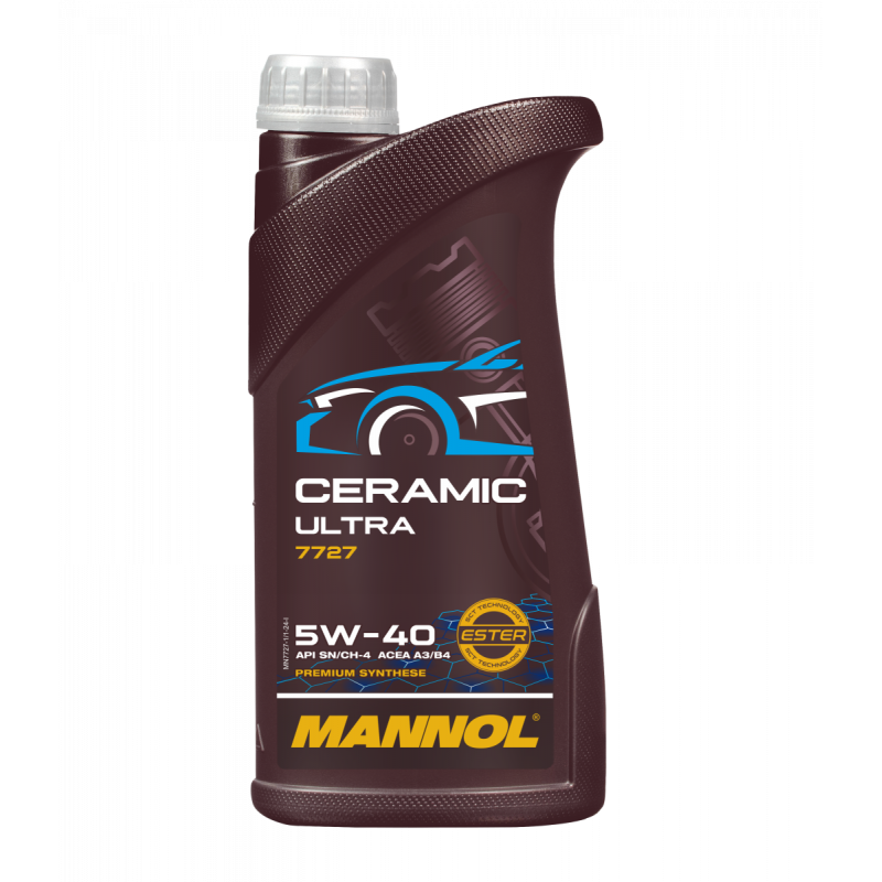 [MN7727-1] Mannol - Huile Moteur 5w40 Ceramic Ultra (1 Litre)