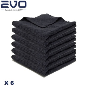 [EVOMF350-LOTx6] Lot de 6 Microfibres Multi Usage Carbon Black Evo Accessory