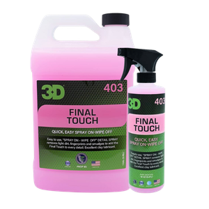 Final Touch Quick Detailer & Clay Lub - 3D Car Care