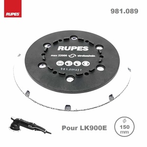 [981.089] Backing Plate Rupes 150mm pour Rupes LK900E